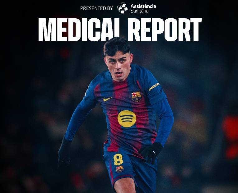 欧冠无缘直通16强,中场第一大腿又伤了,巴萨官宣佩德里伤缺1个月